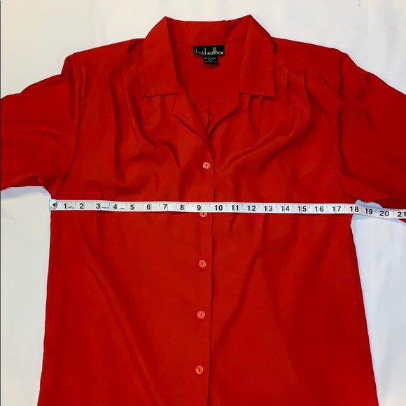80’s Vintage David Mathews Polyester Blouse - Picture 4 of 5